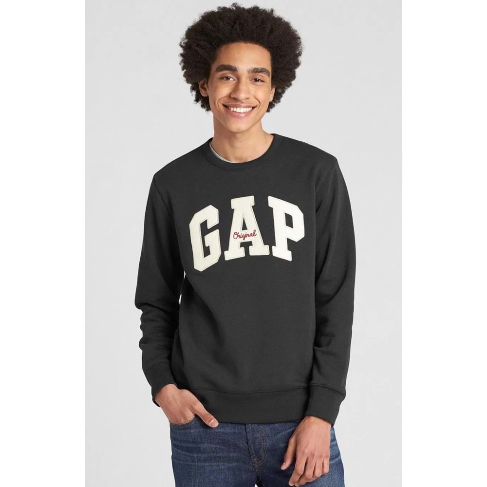 Gap Original Arch Crew Gap Logo 852079 Erkek Sweatshirt