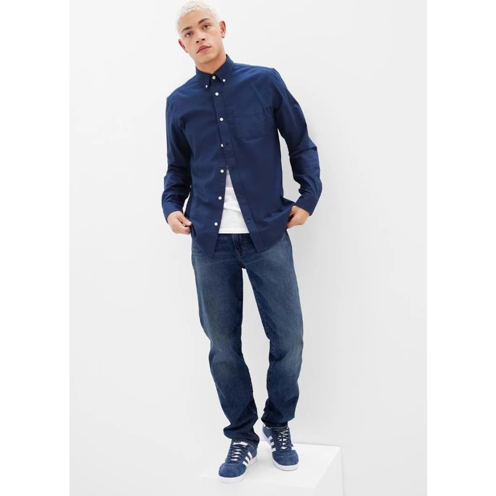 Gap V-Straıght Odom 413718000 Düz Kalıp Erkek Kot Pantolon