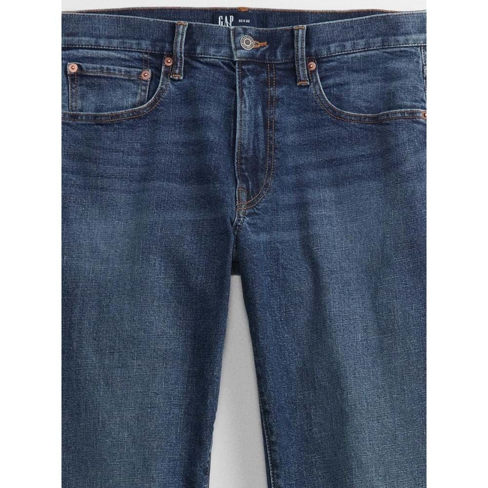 Gap V-Straıght Odom 413718000 Düz Kalıp Erkek Kot Pantolon