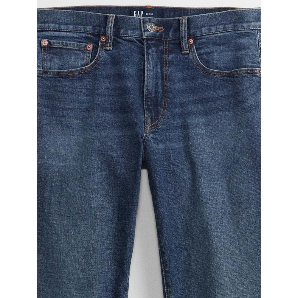 Gap V-Straıght Odom 413718000 Düz Kalıp Erkek Kot Pantolon