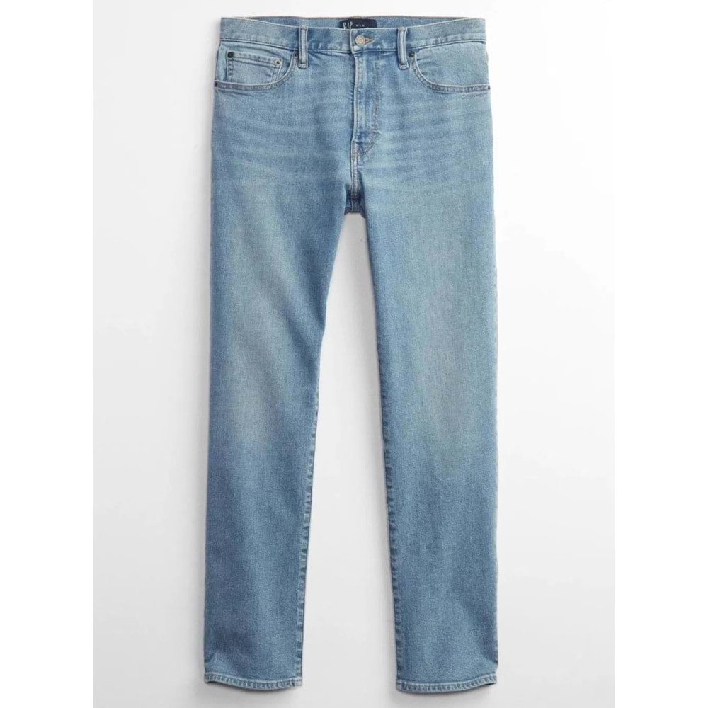 Gap V-Straıght Sımı Lıght Washwell™ Jeans 778774000 Düz Kalıp Erkek Kot Pantolon