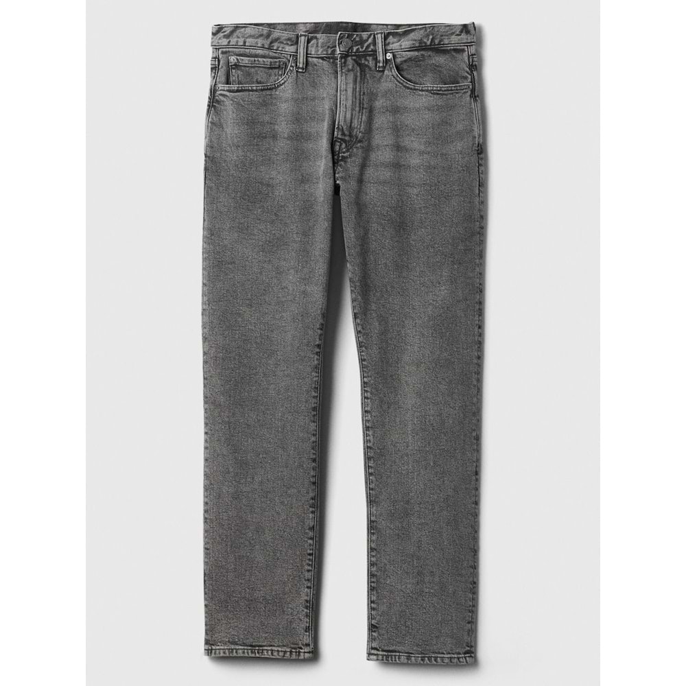 Gap V-Straıght Grey Cıtrus Jeans 796610000 Düz Kalıp Erkek Kot Pantolon