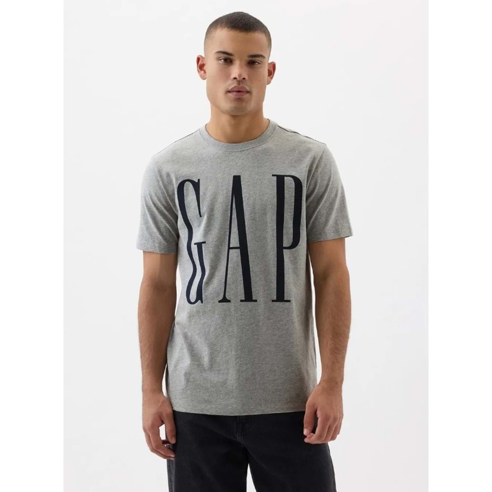Gap V-Everyday Soft Corp Logo Tee 866774002 Kısa Kol Tişört Erkek T-Shirt