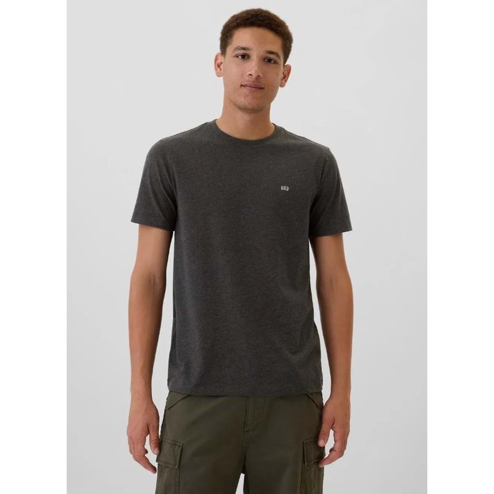Gap V-Frch Everyday Soft Micro Logo Crew 502022000 Kısa Kol Tişört Erkek T-Shirt