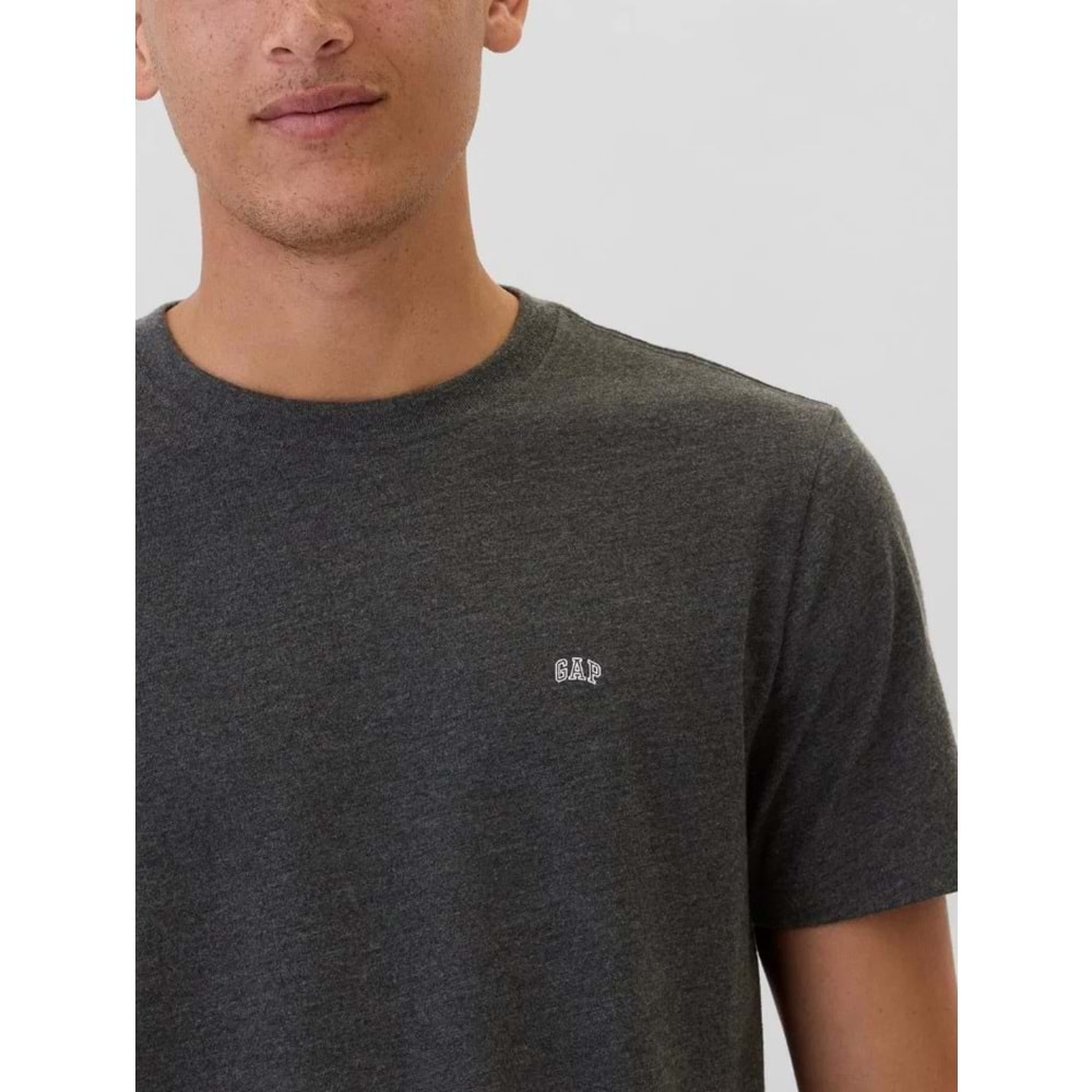Gap V-Frch Everyday Soft Micro Logo Crew 502022000 Kısa Kol Tişört Erkek T-Shirt