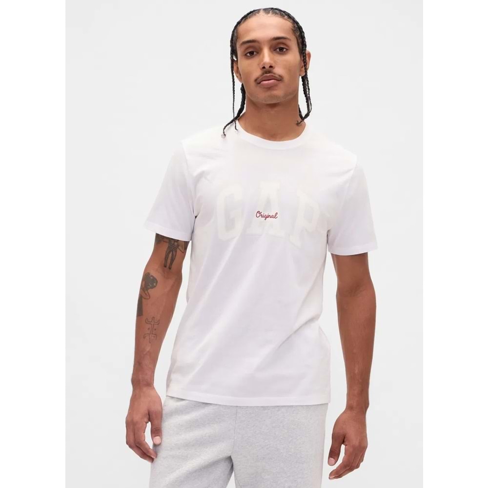 Gap Everyday Soft Gap Original Logo T-Shirt 542246 Kısa Kol Tişört Erkek T-Shirt