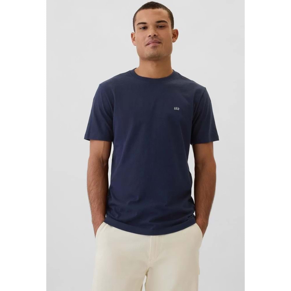 Gap V-Frch Everyday Soft Micro Logo Crew T-Shirt 502022 Kısa Kol Tişört Erkek T-Shirt