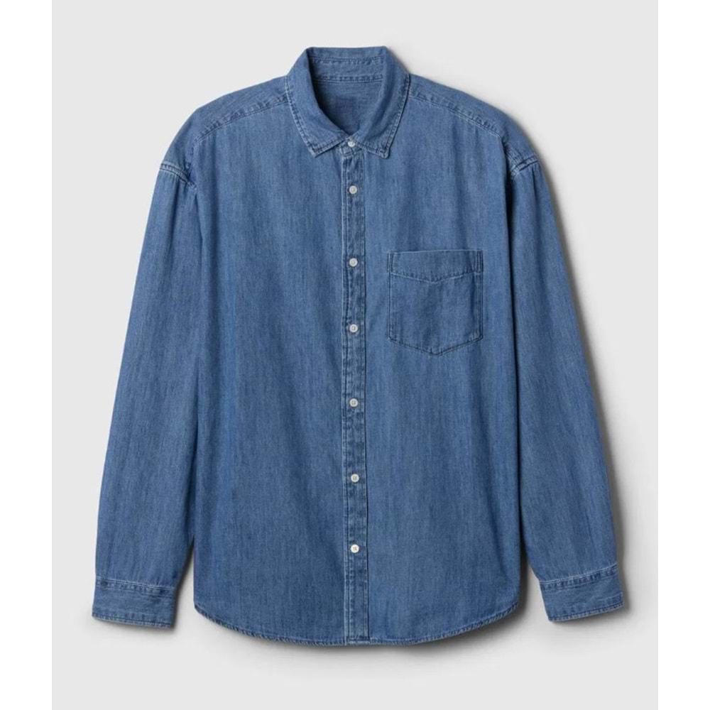 Gap Denim Big Gömlek 589790 Erkek Kot Gömlek