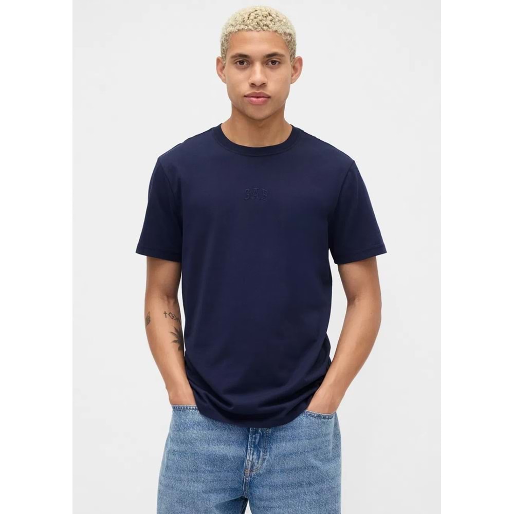 Gap Everyday Soft Gap Mini Logo T-Shirt 799323 Kısa Kol Tişört Erkek T-Shirt
