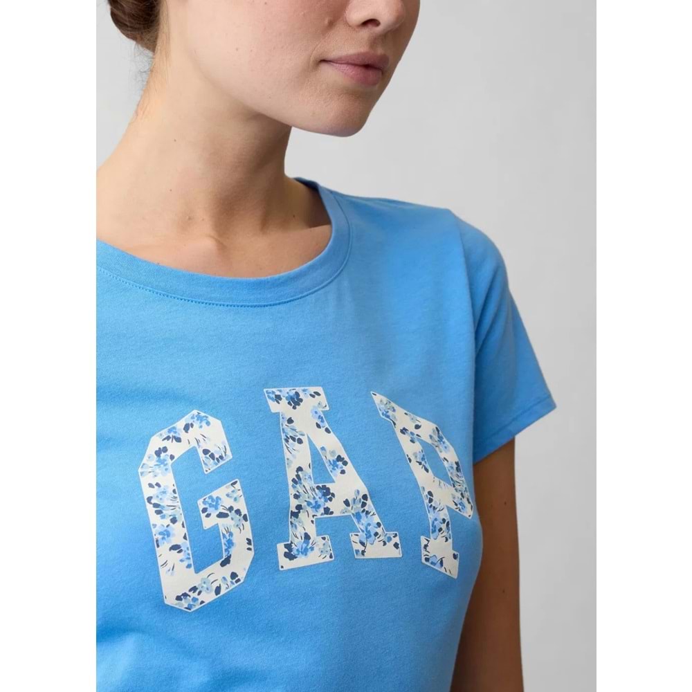 Gap Logo T-Shirt 729555022 V-Gap Ss Clsc Tee Kadın Tişört