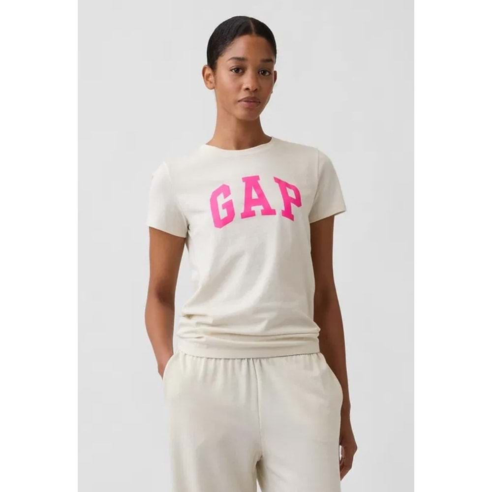 Gap Logo T-Shirt 729555019 V-Gap Ss Clsc Tee Kadın Tişört