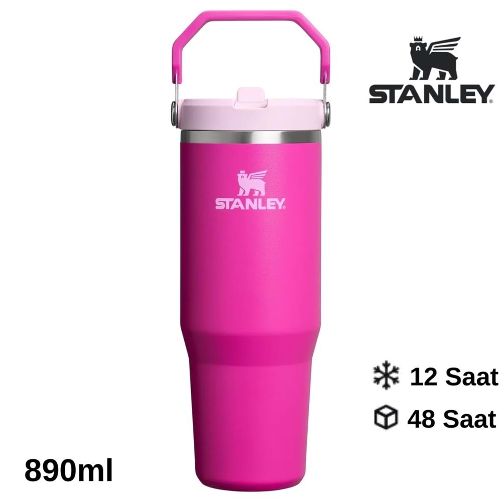 Stanley The IceFlow Flip Straw Pipetli Termos Bardak 0.89 LT Matara