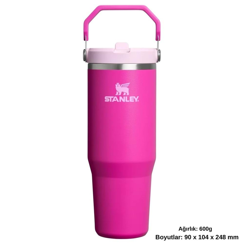 Stanley The IceFlow Flip Straw Pipetli Termos Bardak 0.89 LT Matara