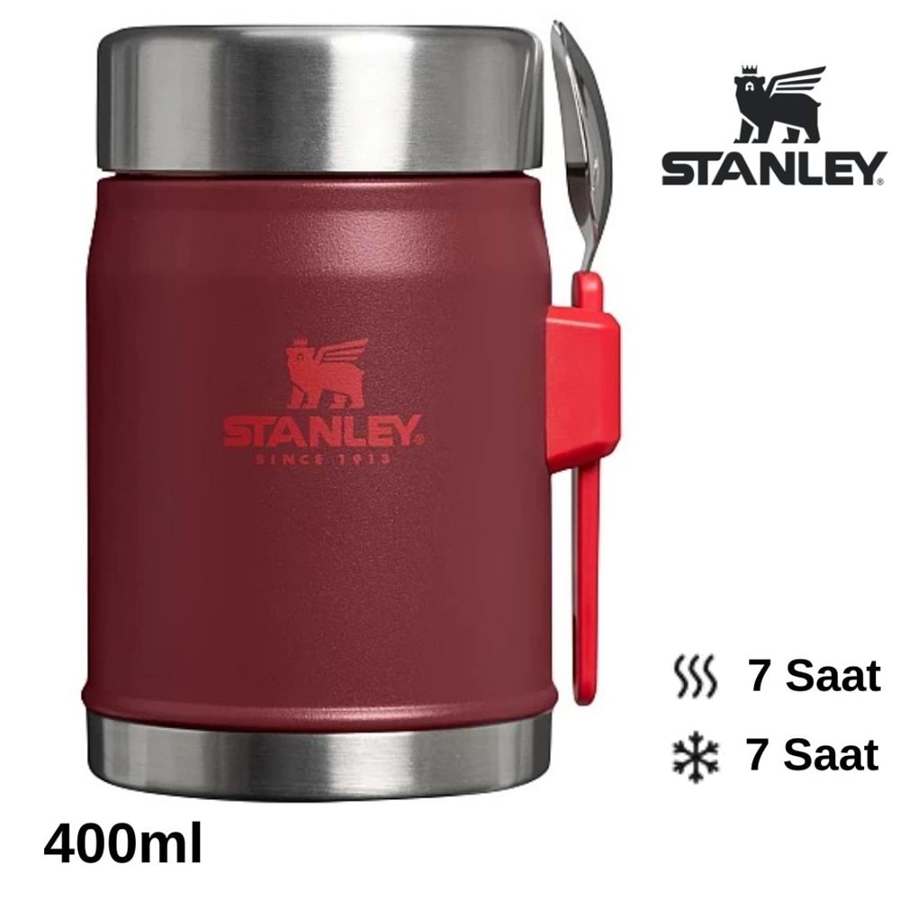 Stanley Classic Legendary Kaşıklı Yemek Termosu 0.4L Termos Kamp Matara