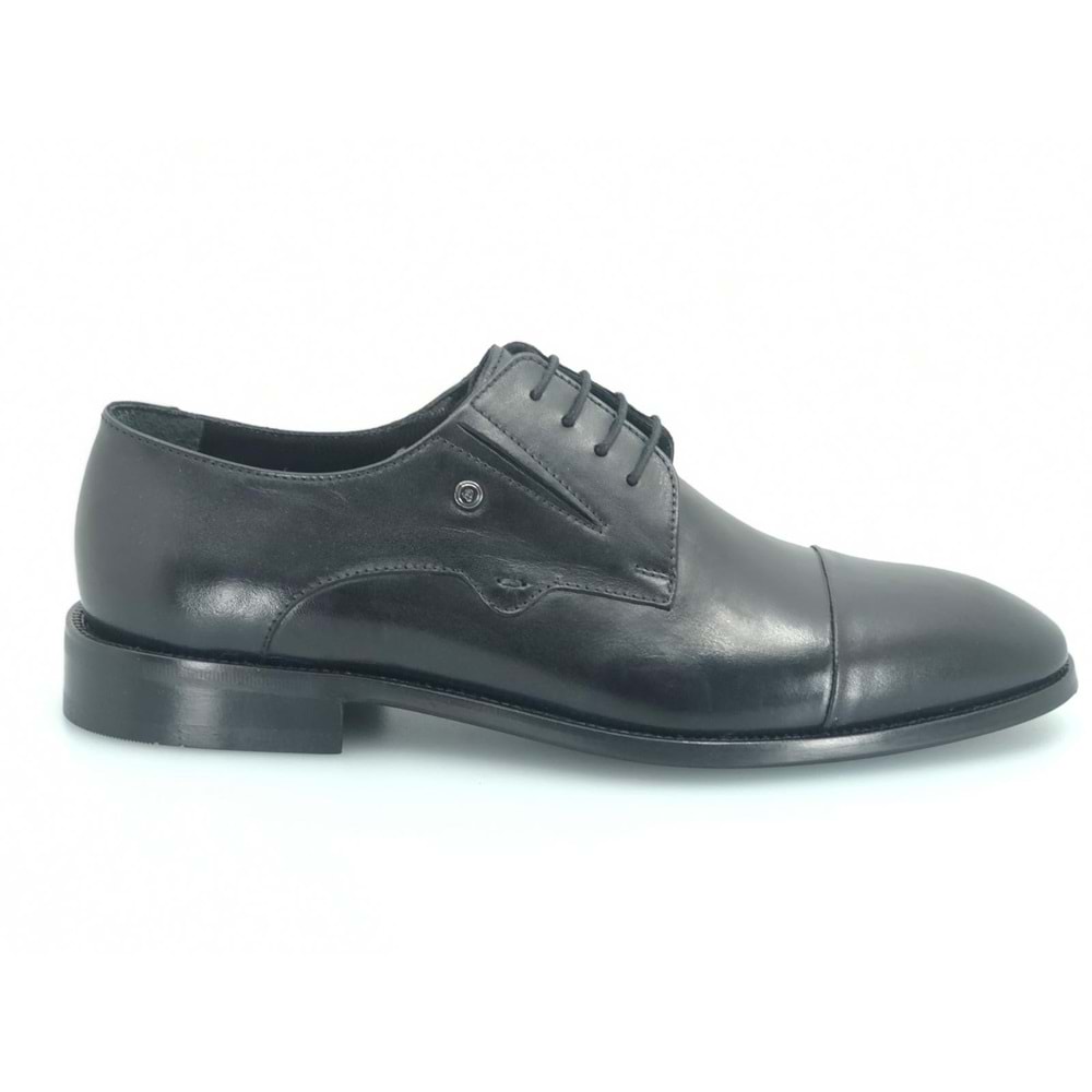 Aronay %100 Hakiki Deri Bağcıklı Jurdan Kösele Erkek Klasik Ayakkabı