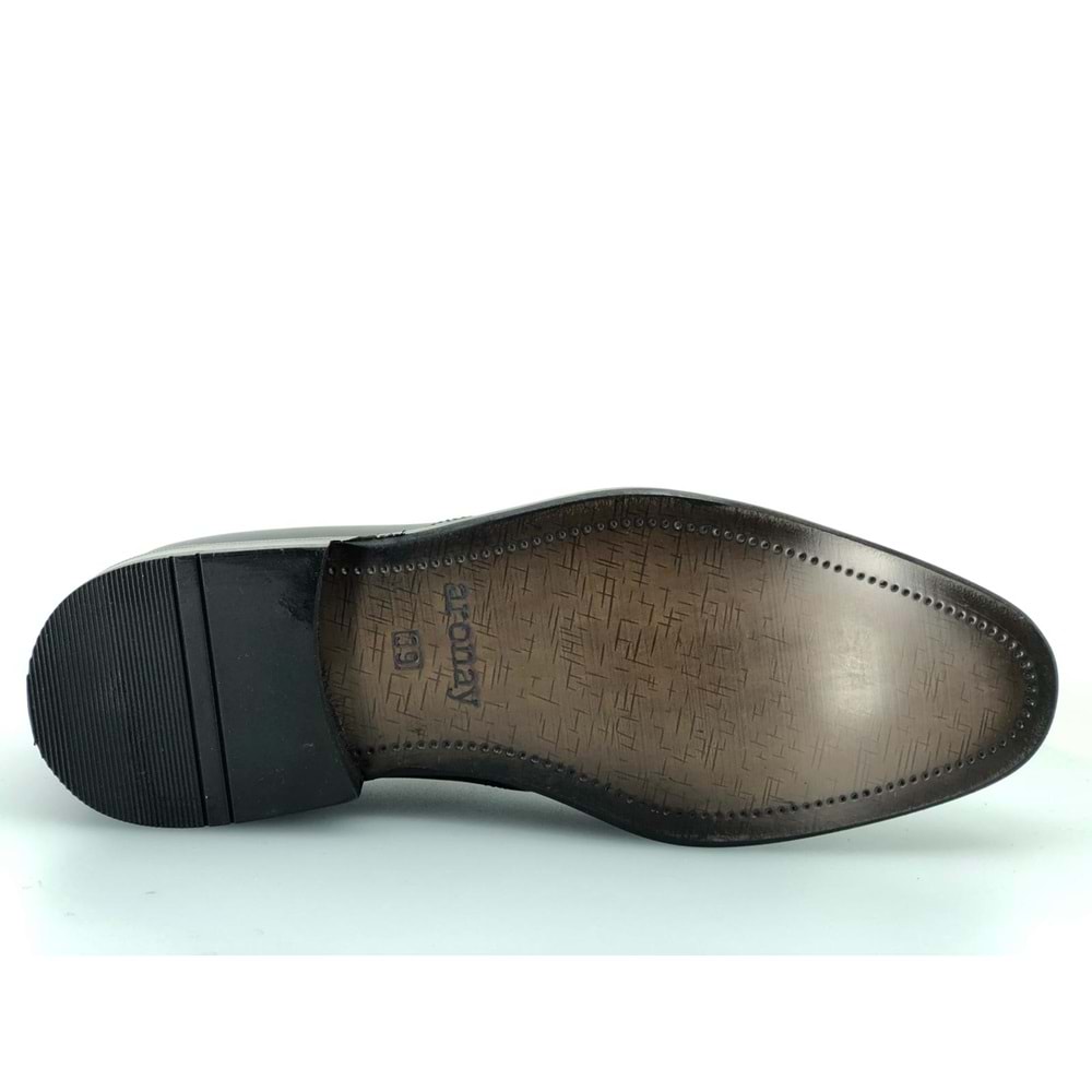 Aronay %100 Hakiki Deri Bağcıklı Jurdan Kösele Erkek Klasik Ayakkabı