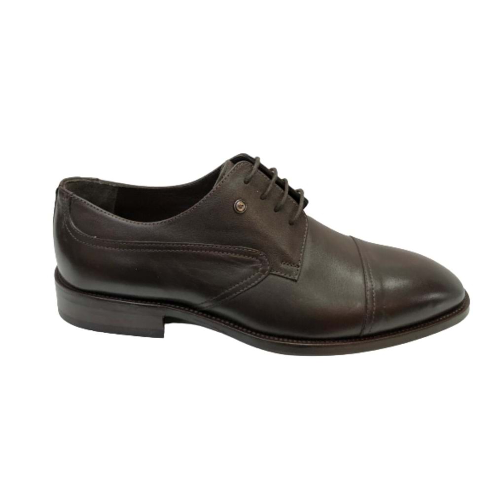 Aronay %100 Hakiki Deri Bağcıklı Jurdan Kösele Erkek Klasik Ayakkabı