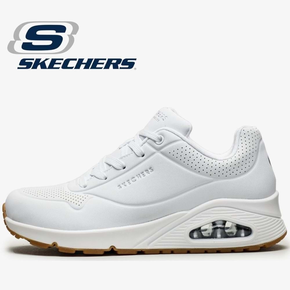 Skechers Uno Stand On Aır 73690-WHT Unisex Spor Ayakkabı