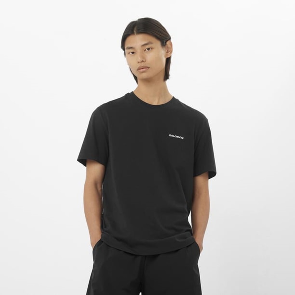 Salomon Logo Tee Men Erkek T-Shirt LC2526200 Erkek Tişört