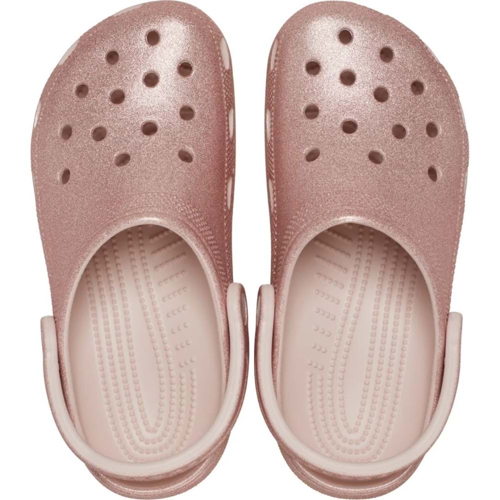 Crocs Classic Glitter Clog 205942 Sabo Doktor ve Hemşire Terliği Ortapedik Unisex Terlik