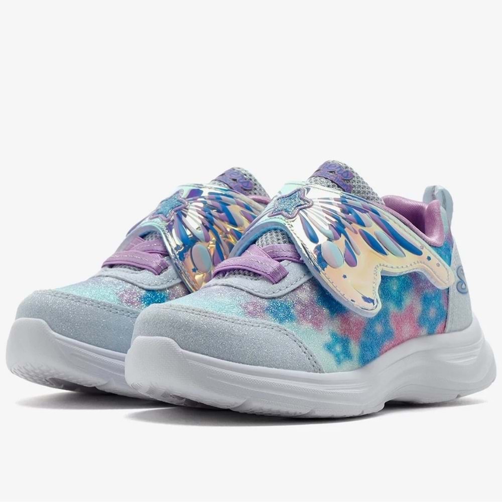 Skechers Glimmer Kicks-Magical Wings 303260N-LBLV Işıklı Ortopedik Çocuk Spor Ayakkabı