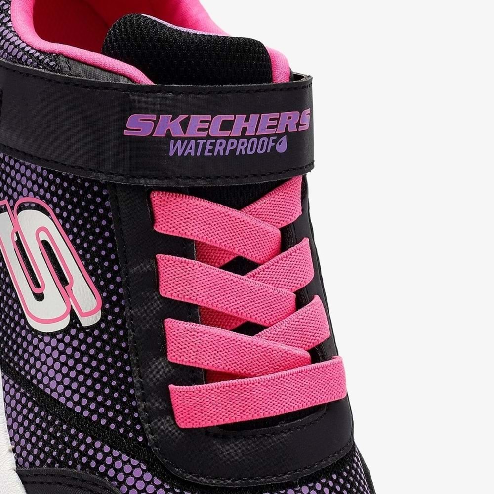 Skechers Dynamic Tread Journey Time 303387L-BKHP Waterproof Ortopedik Çocuk Spor Ayakkabı