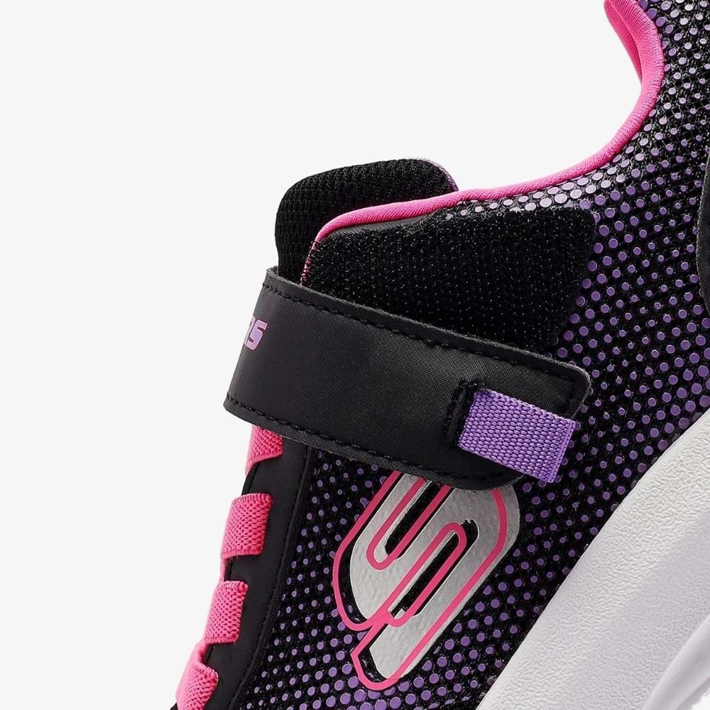 Skechers Dynamic Tread Journey Time 303387L-BKHP Waterproof Ortopedik Çocuk Spor Ayakkabı