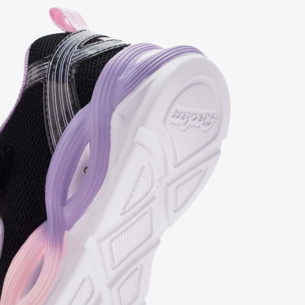 Skechers Twisty Glow 303717L-BKMT Ortopedik Işıklı Çocuk Spor Ayakkabı