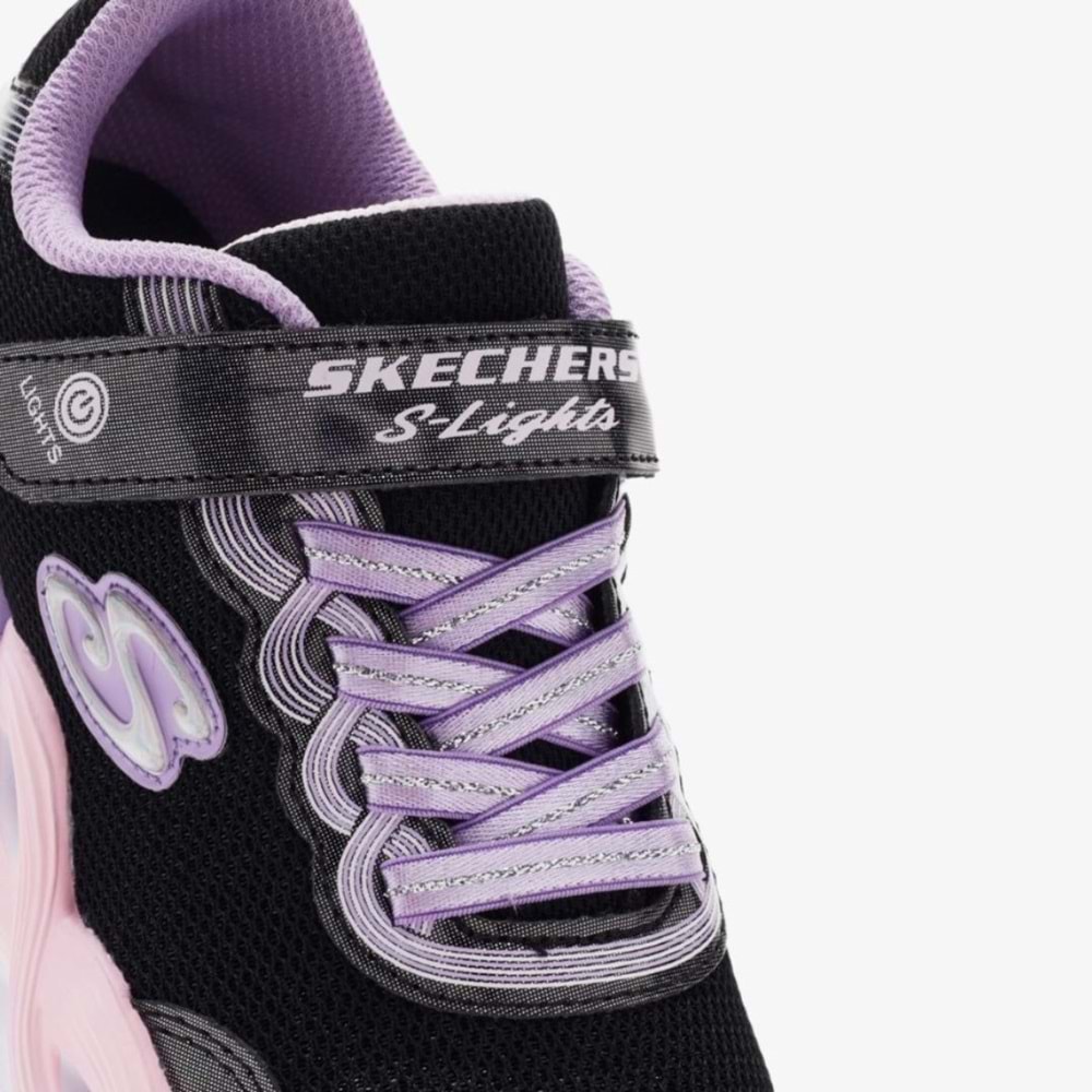 Skechers Twisty Glow 303717L-BKMT Ortopedik Işıklı Çocuk Spor Ayakkabı