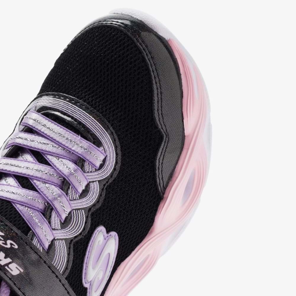 Skechers Twisty Glow 303717L-BKMT Ortopedik Işıklı Çocuk Spor Ayakkabı