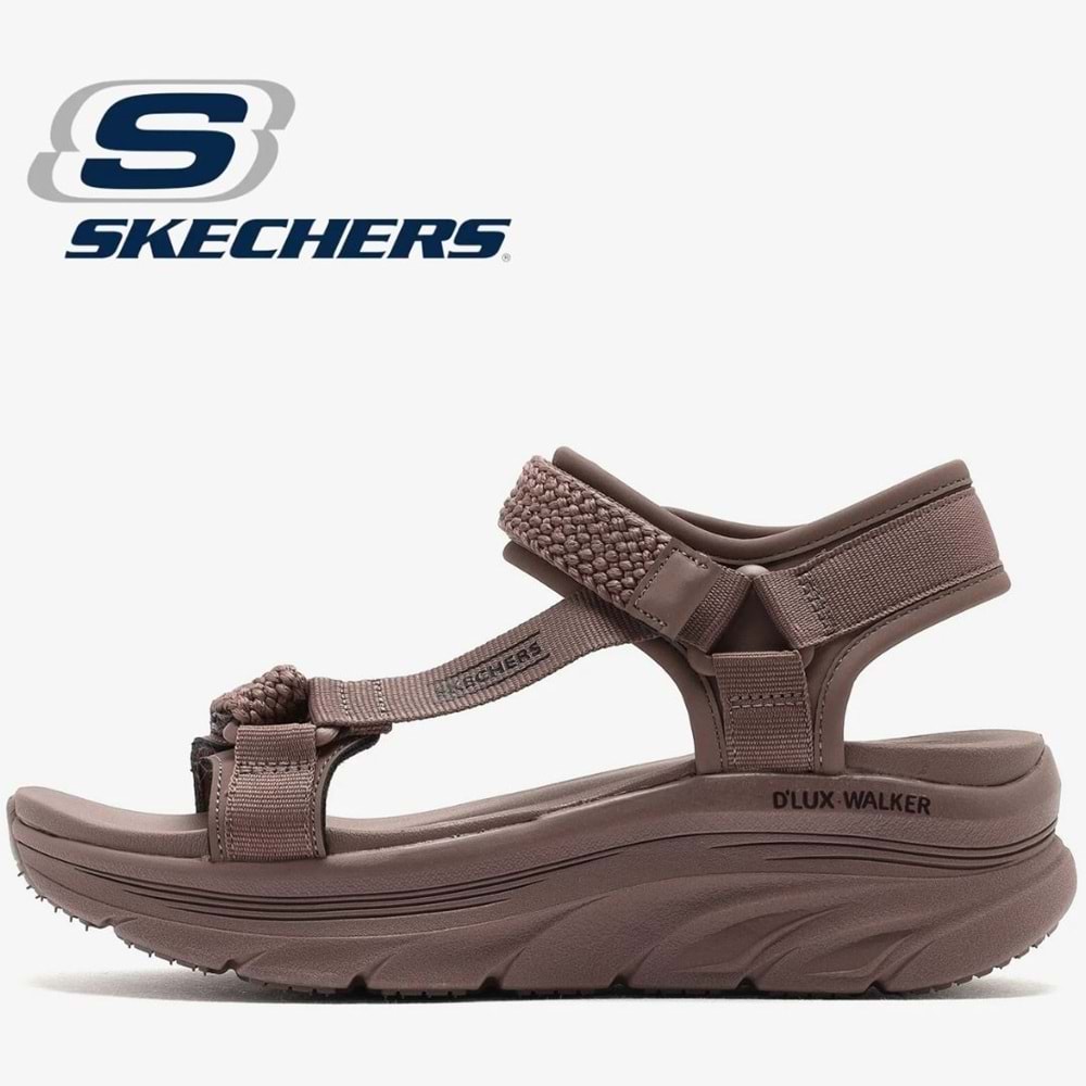 Skechers D'lux Walker-Pretty Field 119822-MVE Ortopedik Kadın Sandalet