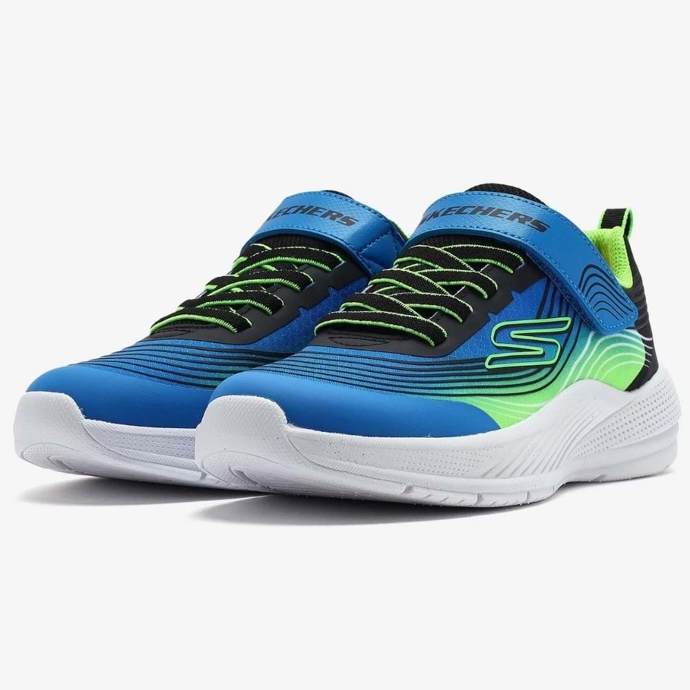 Skechers Microspec Advance 403926L-BLLM Ortopedik Çocuk Spor Ayakkabı