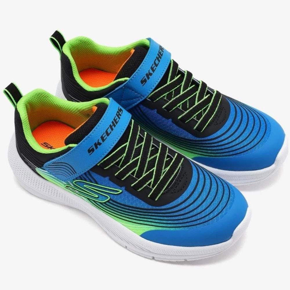 Skechers Microspec Advance 403926L-BLLM Ortopedik Çocuk Spor Ayakkabı