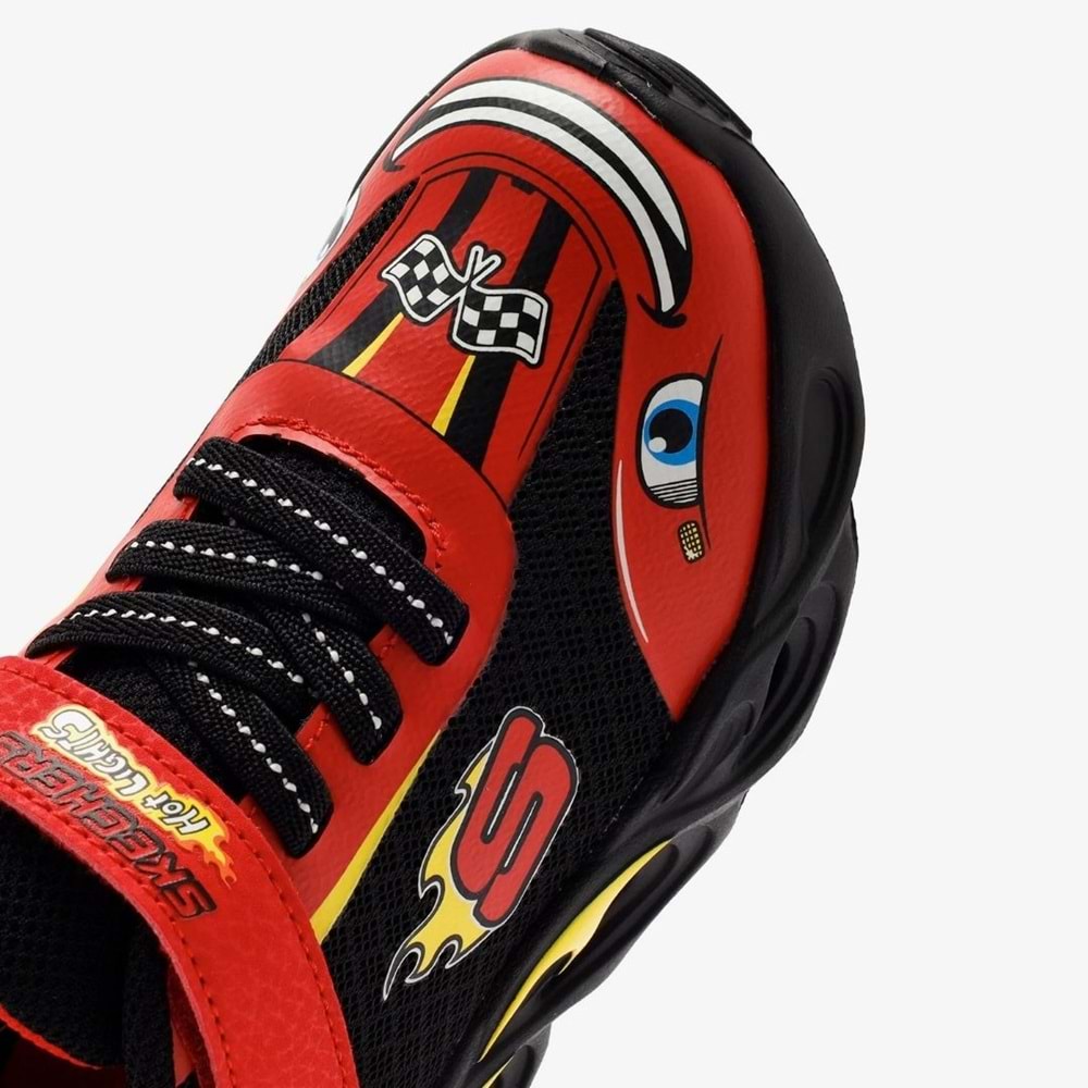 Skechers Thermo-flash - Wheel Buddies 402306N-RDBK Işıklı Ortopedik Çocuk Spor Ayakkabı