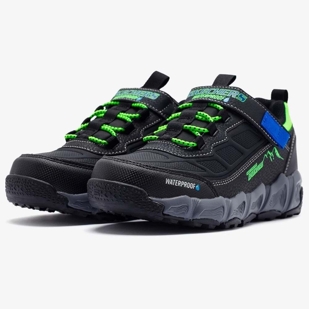 Skechers Velocitrek H2o Ranger 406448L-BBLM Waterproof Kauçuk Taban Ortopedik Çocuk Spor Ayakkabı