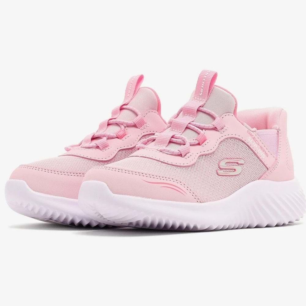 Skechers Bounder Slip-İns Simple Cute 303585N-LTPK Ortopedik Çocuk Spor Ayakkabı