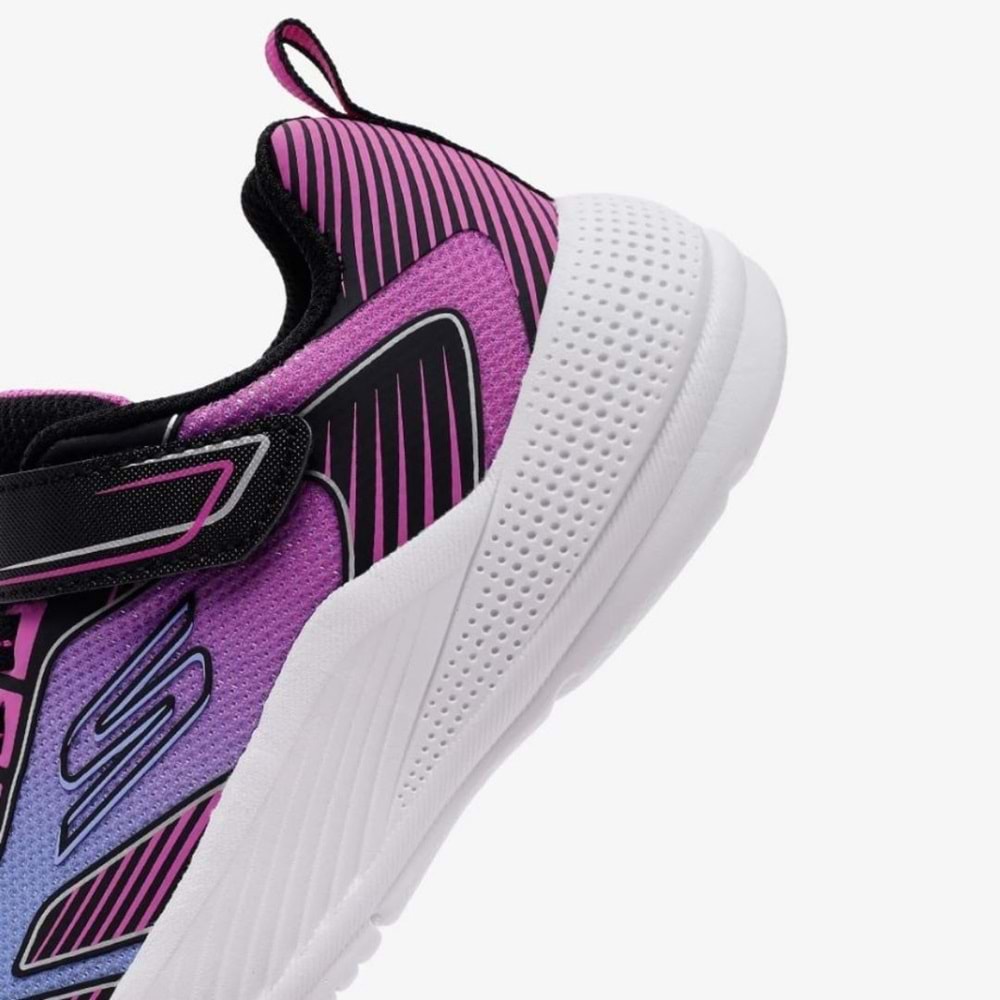 Skechers Microspec Advance Oasıs Poınt 303657L-BKMT Ortopedik Çocuk Spor Ayakkabı