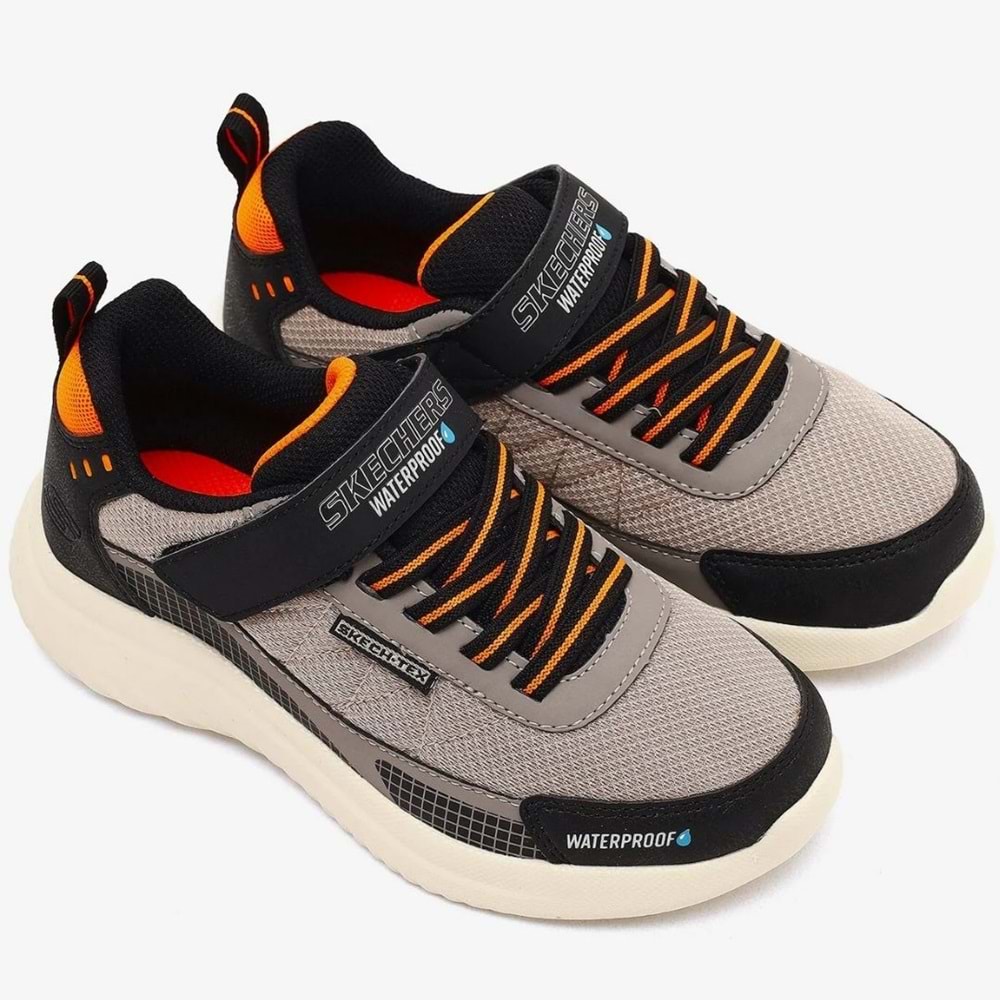 Skechers Bounder 2.0 Aqua Pace Waterproof 406341L-BRTP Ortopedik Çocuk Spor Ayakkabı