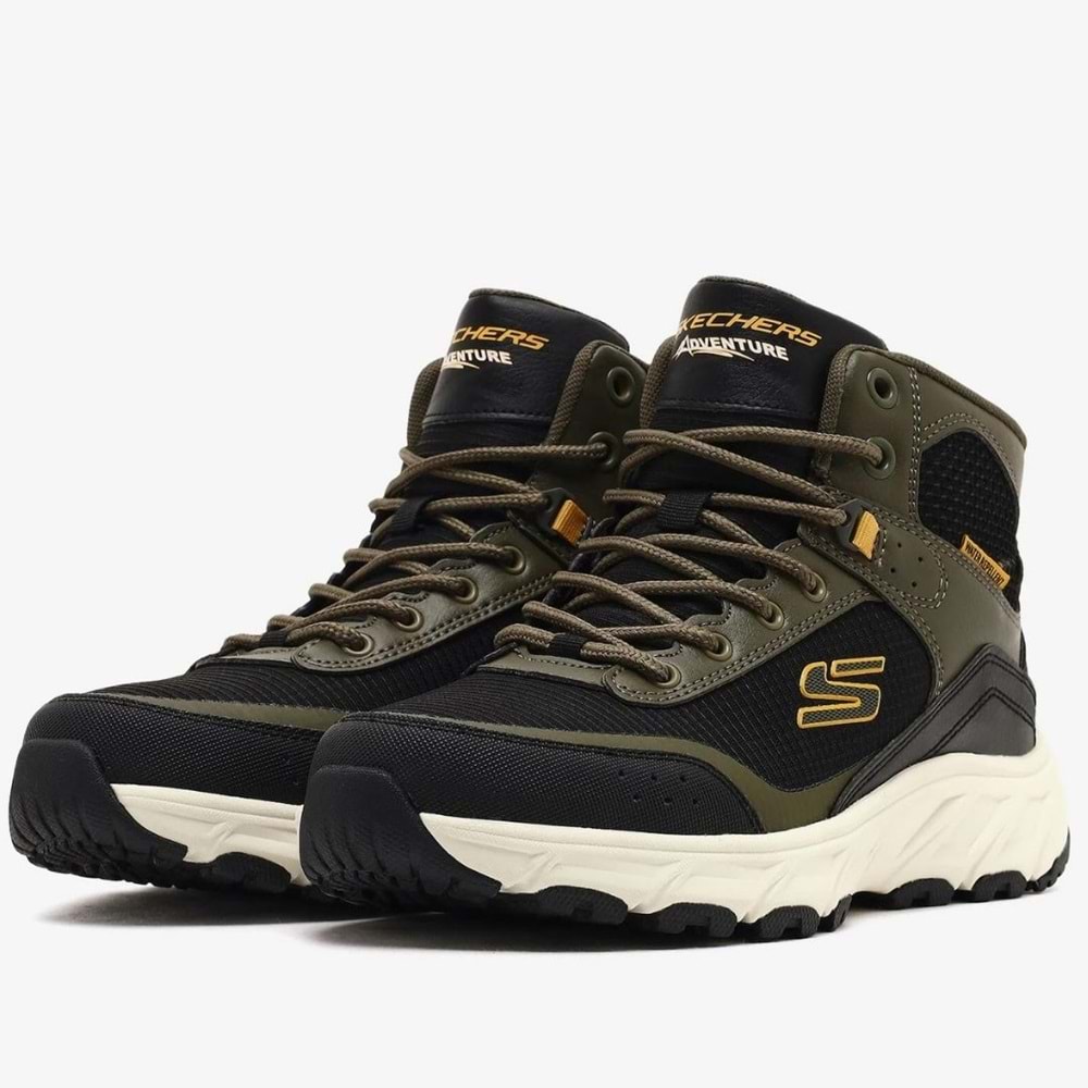 Skechers Hillcrest 2.0 Woodrock Peak 237804-OLBK Water Repellent Outdoor Erkek Bot