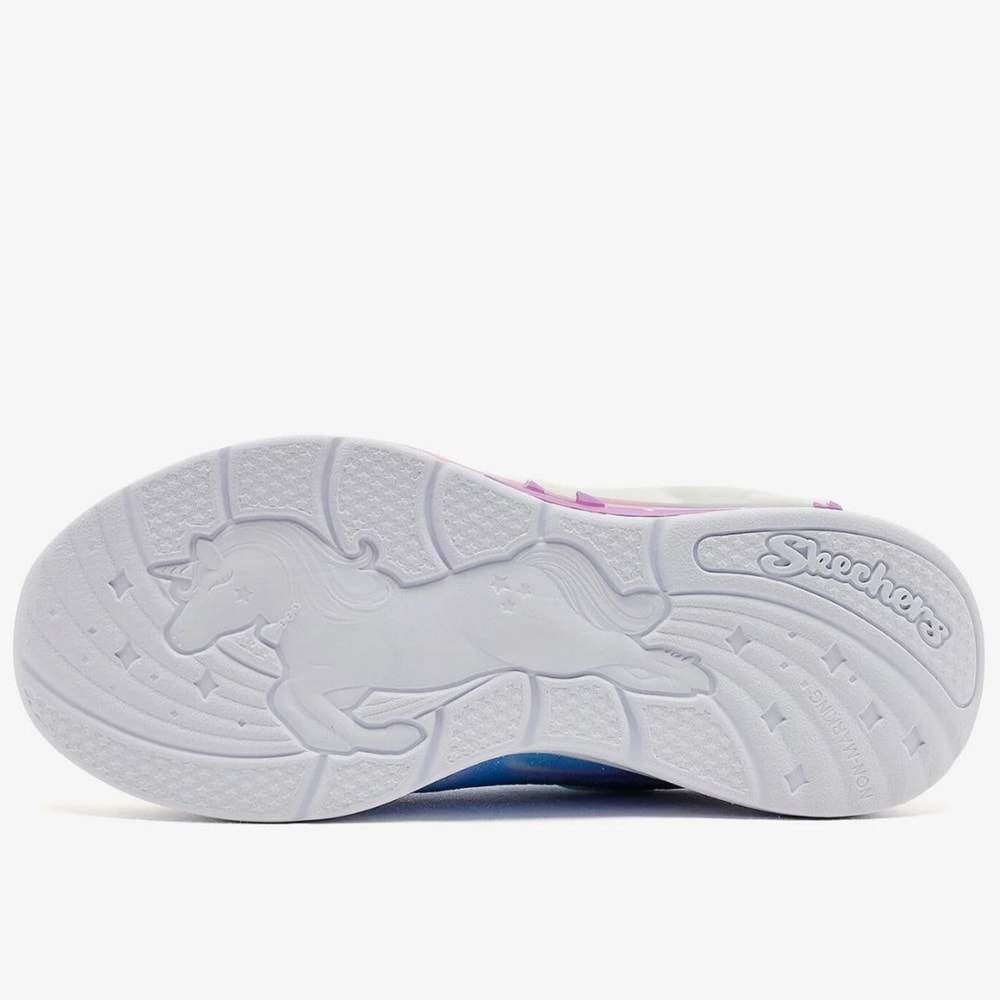 Skechers Unicorn Chaser 302298L-SMLT Işıklı Ortopedik Çocuk Spor Ayakkabı