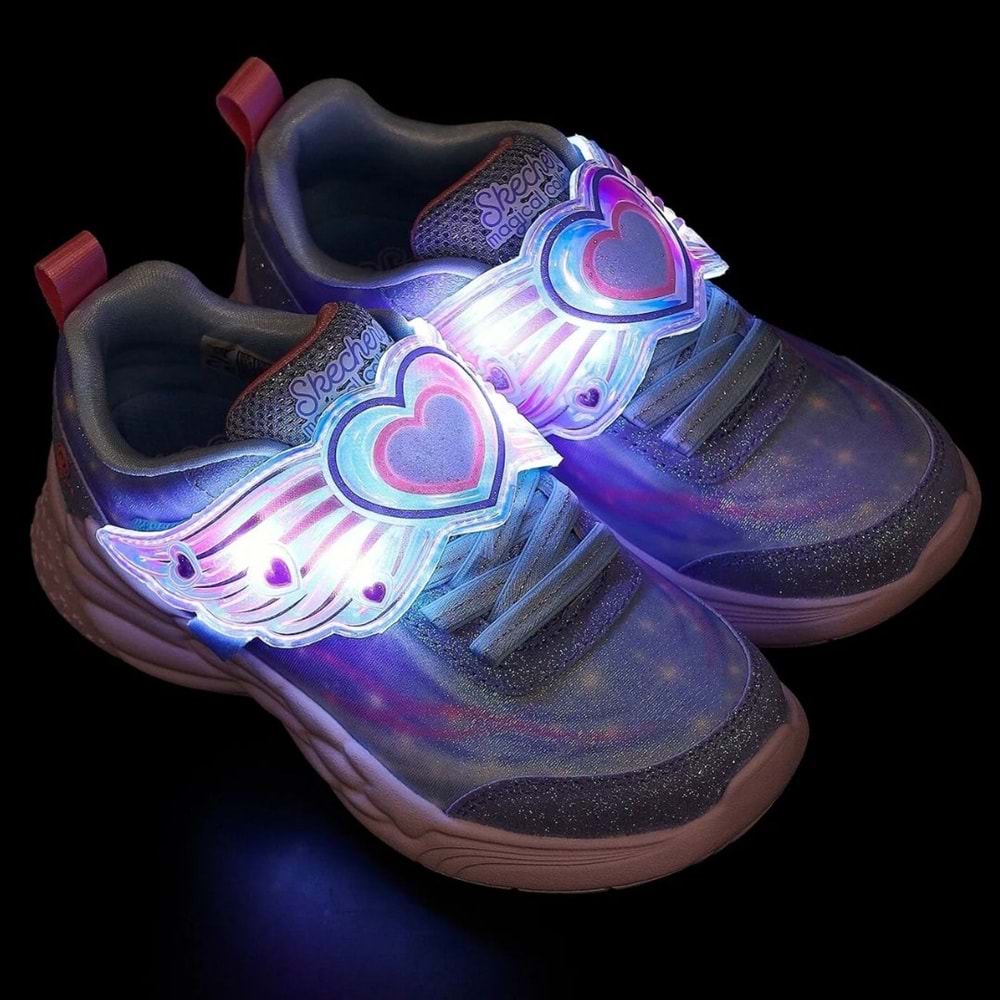 Skechers Dream Racer 303067L-LTBL Işıklı Ortopedik Çocuk Spor Ayakkabı