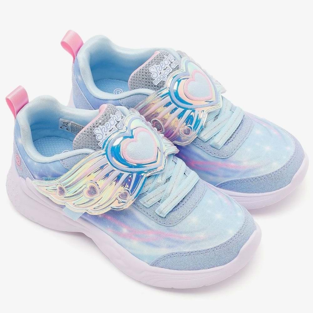 Skechers Dream Racer 303067L-LTBL Işıklı Ortopedik Çocuk Spor Ayakkabı
