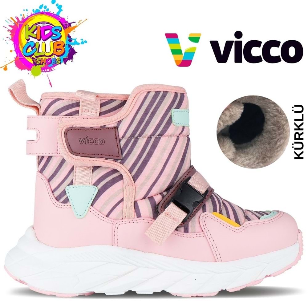 Vicco Karoo Phylon Kauçuk Taban Ortopedik Unisex Çocuk Kar Botu