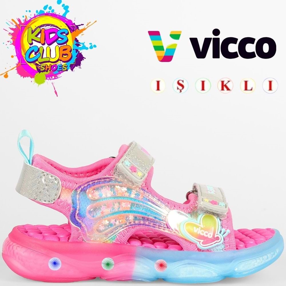 Vicco Can Ortopedik Işıklı Çocuk Sandalet