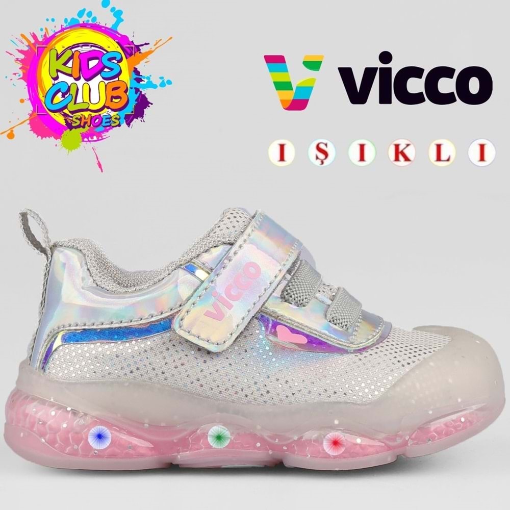 Vicco Pety Işıklı Ortopedik Çocuk Spor Ayakkabı