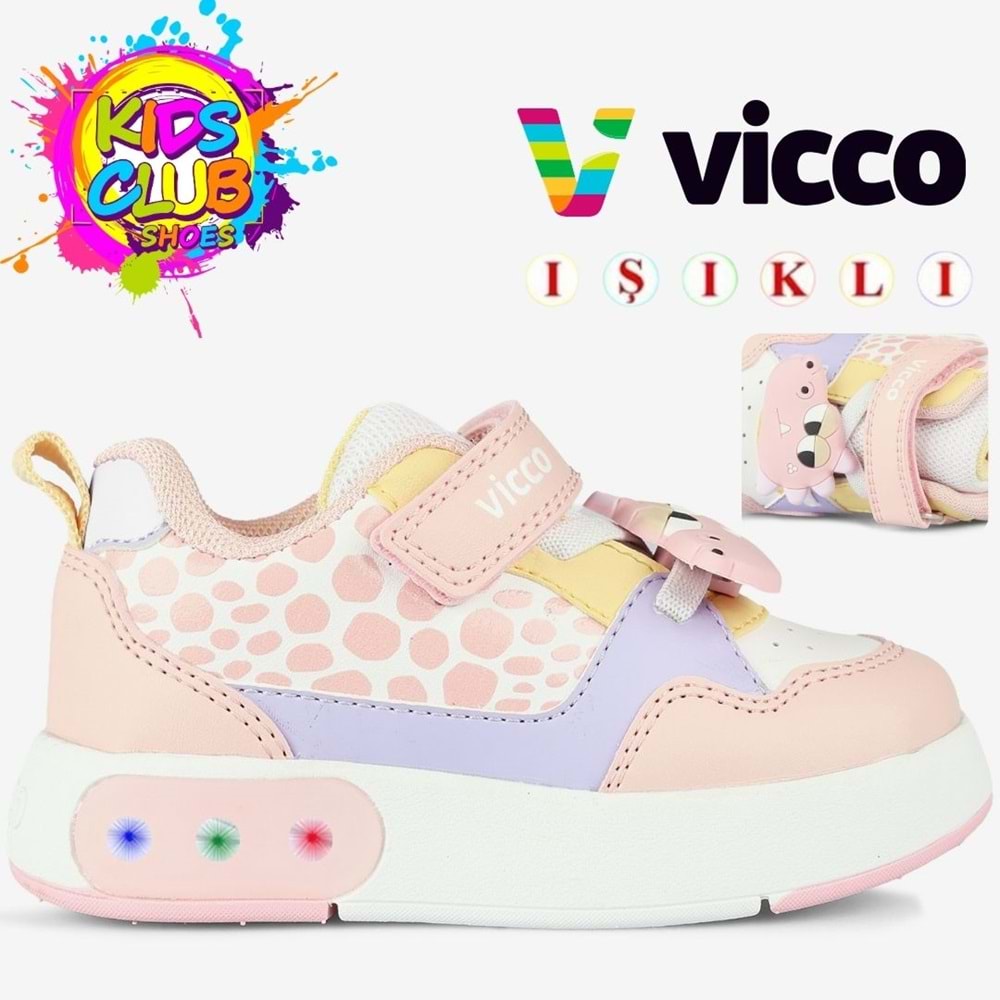 Vicco Borka Işıklı Ortopedik Çocuk Spor Ayakkabı