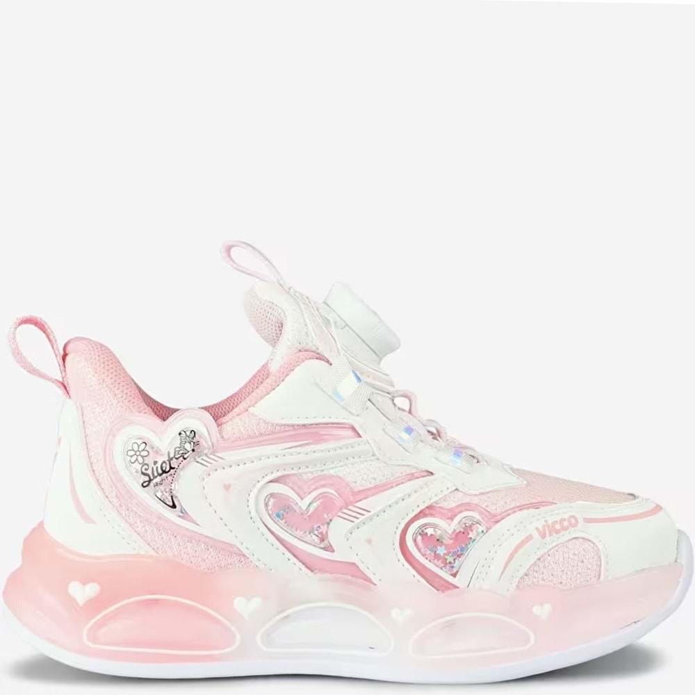 Vicco Benetti Akıllı Bağcıklı Işıklı Ortopedik Çocuk Spor Ayakkabı