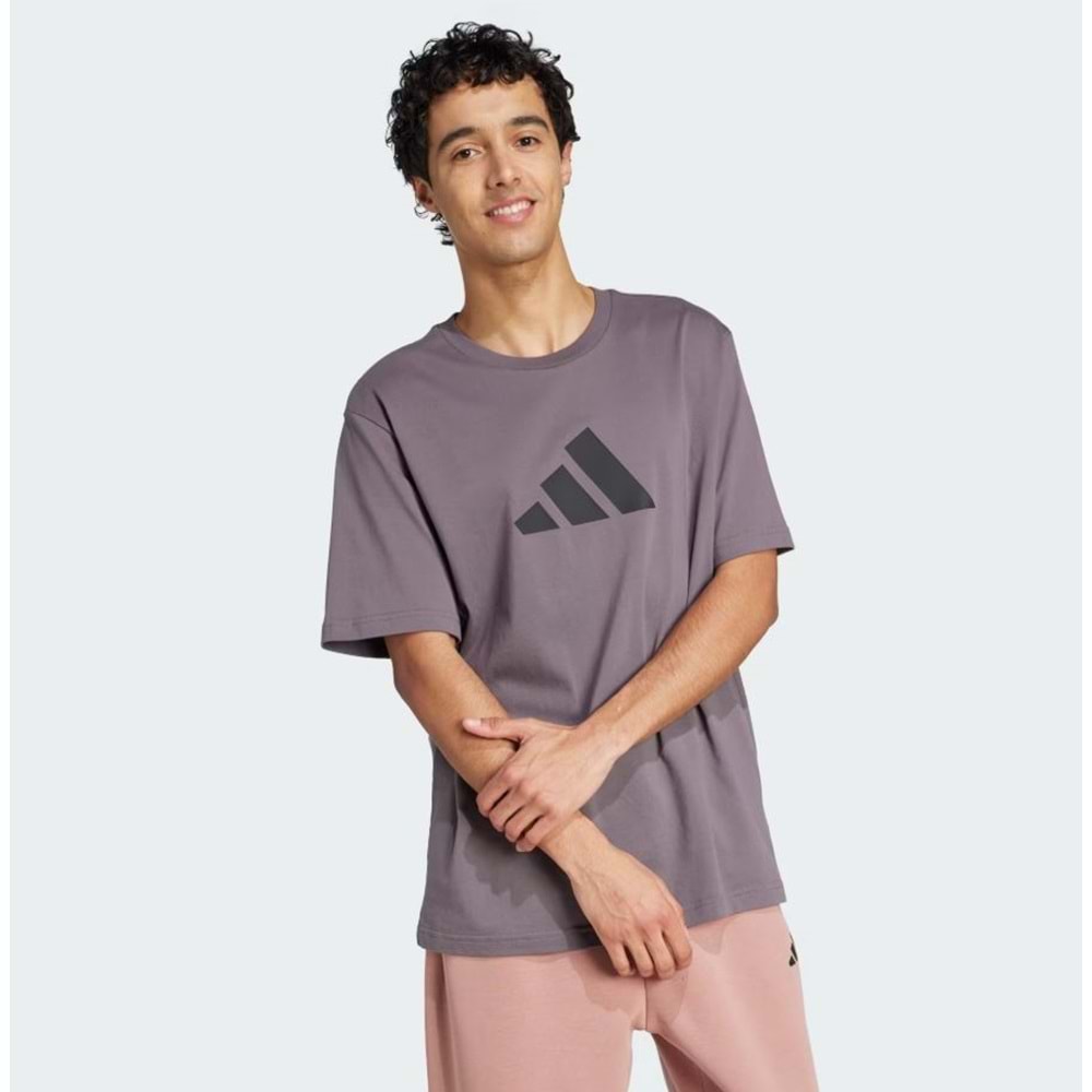 Adidas M FI 3Bar Tee 3 Çizgili Logo Tişört Erkek T-Shirt