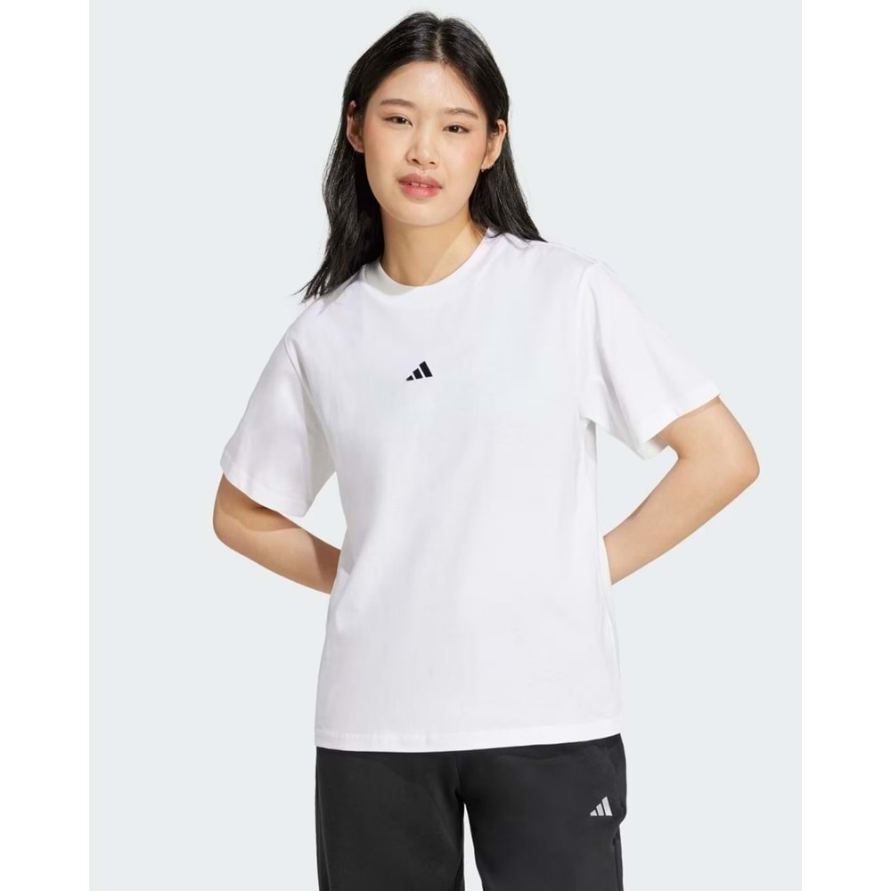 Adidas JC5944 Essentials Small Logo Cotton T-Shirt Kadın Tişört