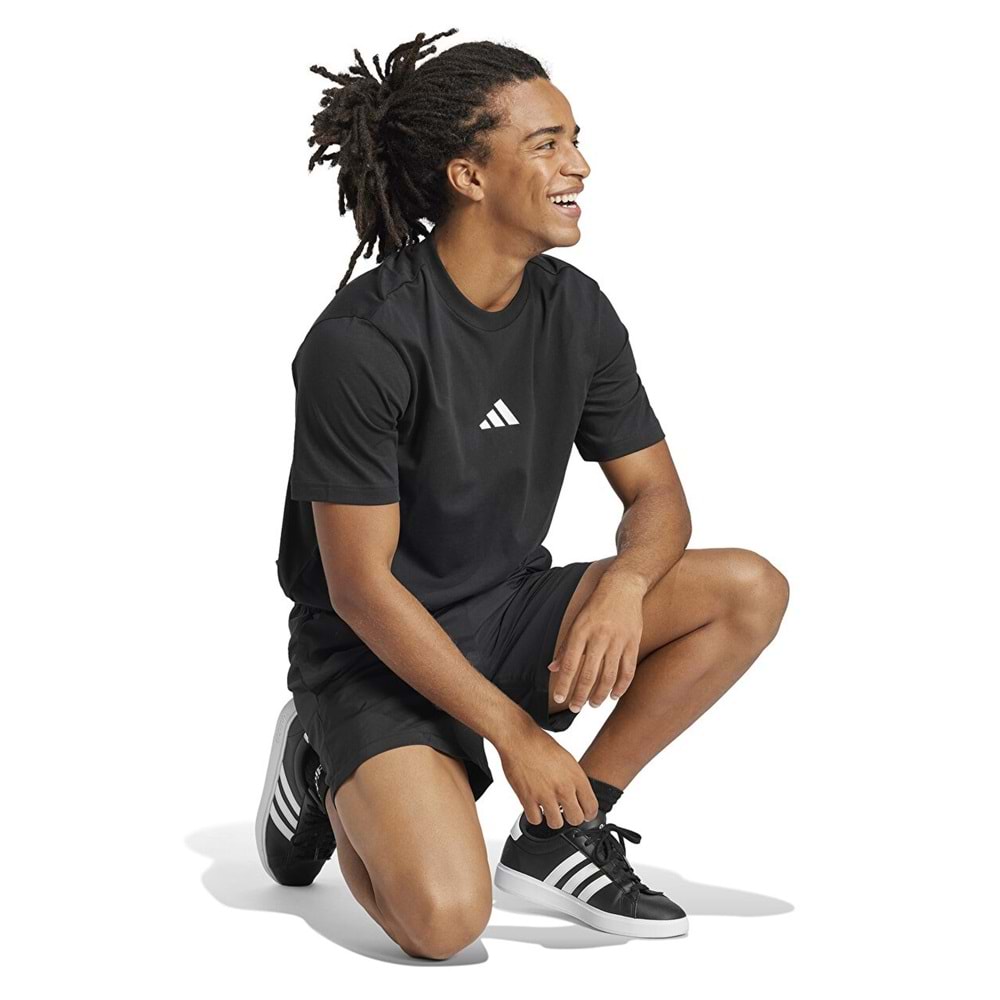 Adidas Essentials Small Logo Single Jersey JE9024 Kısa Kol Tişört Erkek T-Shirt